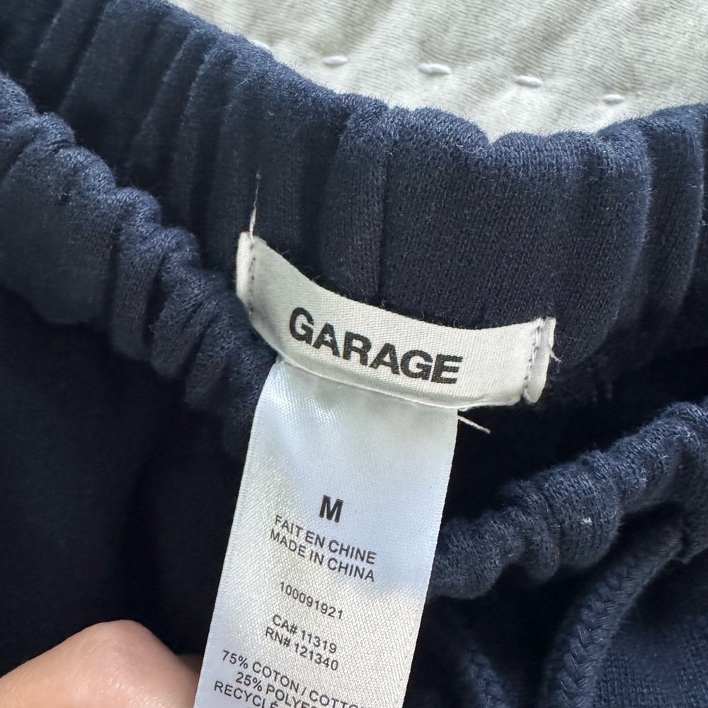 Garage Navy Blue Joggers - Picture 2 of 3